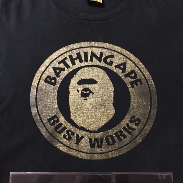 2017 Bape Foil Busy Works Tee Black 