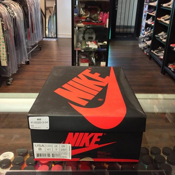 2018 Nike Air Jordan I Bred Toe Men Box Only