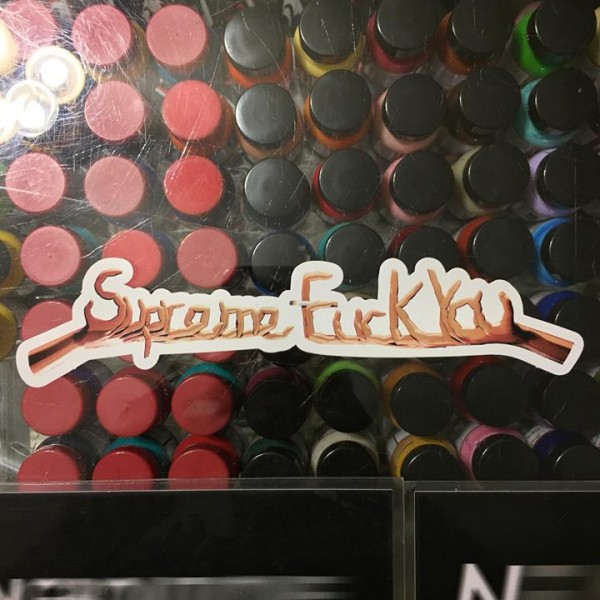 2018 Fuck You Sticker