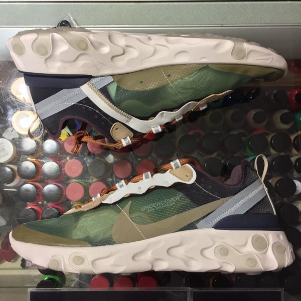 2018 Nike React Element 87 Undercover Jun Takahashi Green Mist