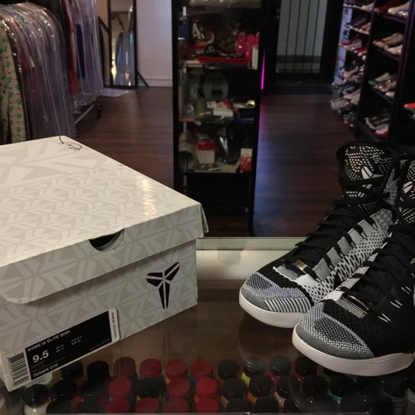 2014 Nike Kobe IX Elite BHM Black White 