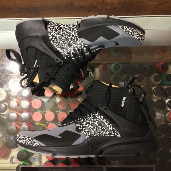 2018 Nike Air Presto Mid Acronym Cool Grey 
