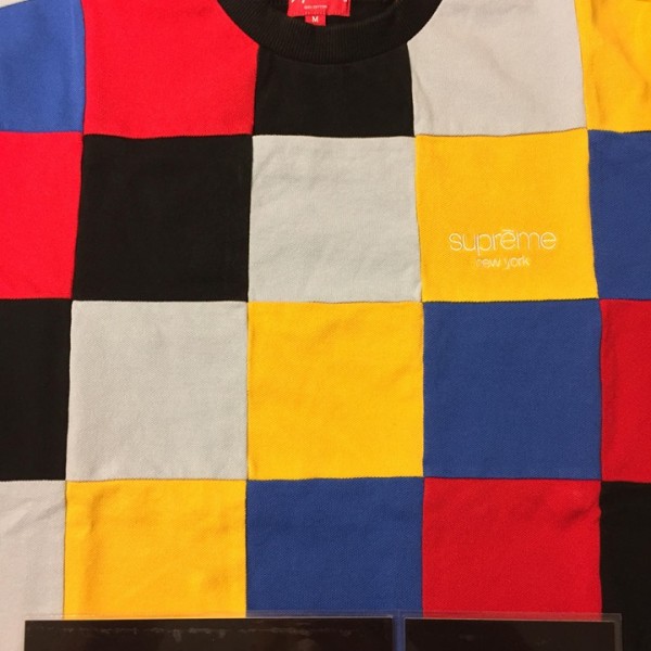 2018 Sup Patchwork Pique Tee Red