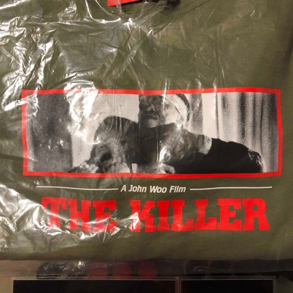 2018 Sup The Killer Hooded Sweatshirt Light Olive