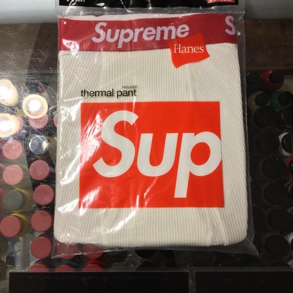 2018 Sup Hanes Thermal Pants Natural