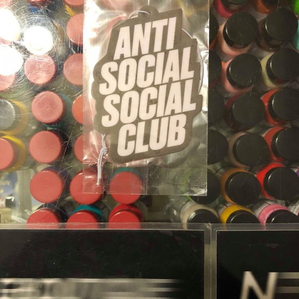 2018 Anti Social Social Club ASSC Air Freshener Black