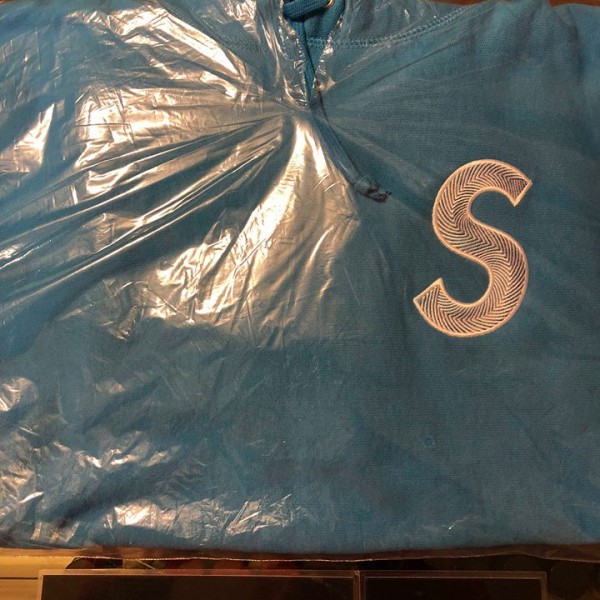 2018 Sup S Logo Hooded Sweatshirt Bright Royal