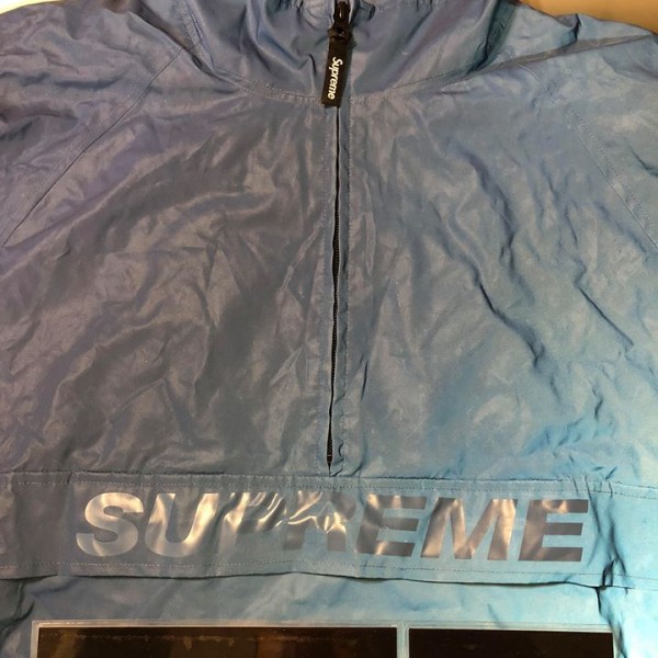 2017 Sup Reflective Half Zip Pullover Blue