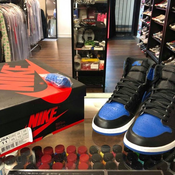 2017 Nike Air Jordan I Royal Blue Men 
