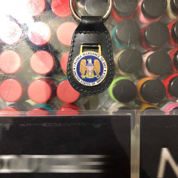 2017 Sup Pledge Allegiance Keychain