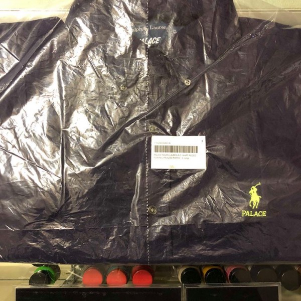 2018 Polo Ralph Lauren Palace BD Shirt Pieced Flannel Palazzo Purple