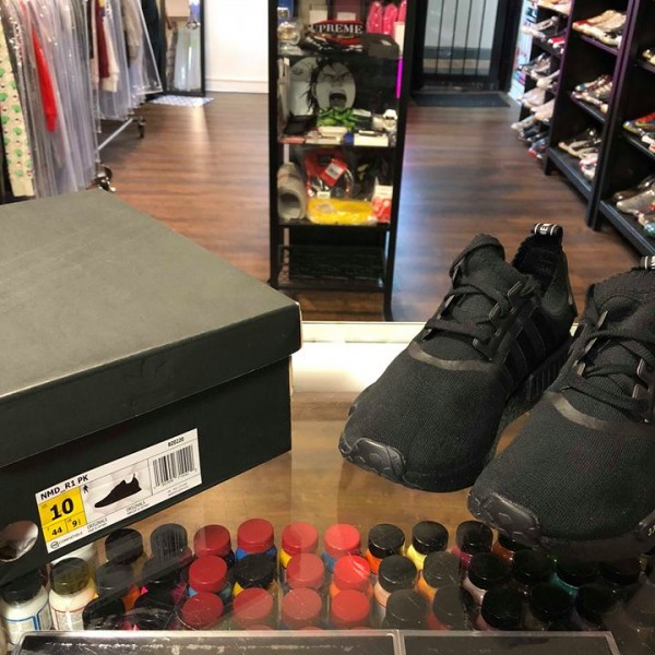 2017 Adidas NMD R1 PK Triple Black Japan 