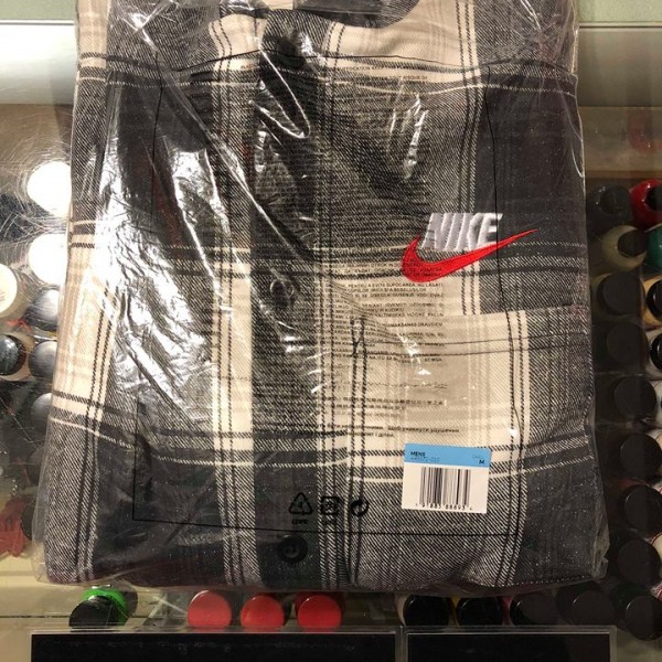 2018 Sup Nike Plaid Hooded Sweatshirt Black