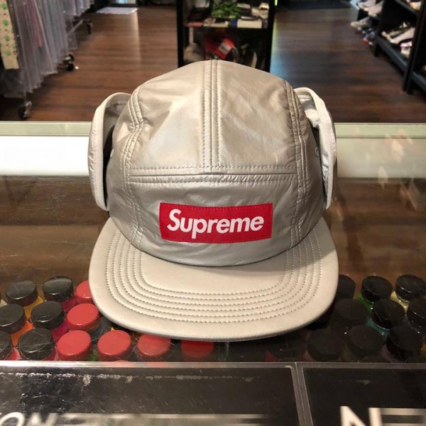 2018 Sup Primaloft Earflap Camp Cap Silver