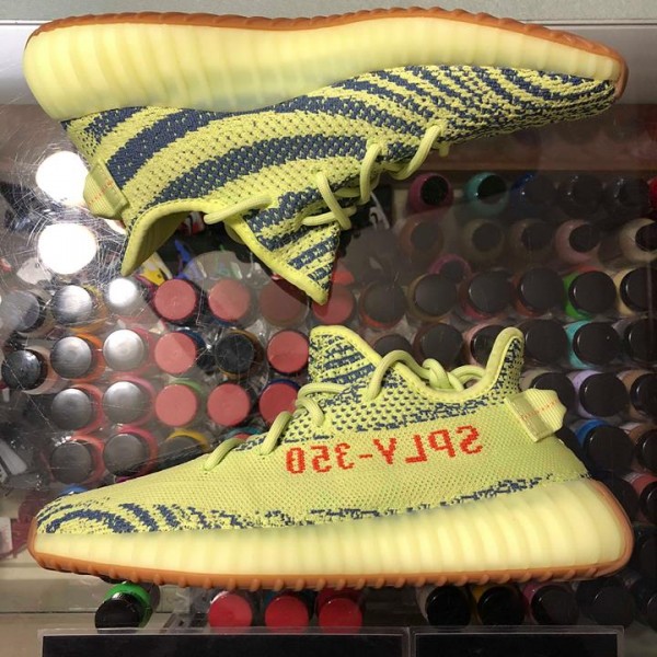 2018 Adidas Yeezy Boost 350 V2 Semi Frozen Yellow Men