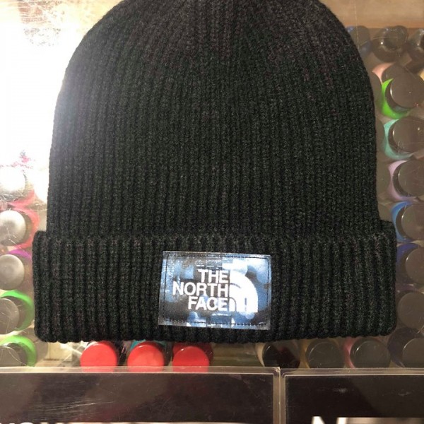 2018 The North Face Extra Butter Nightcrawlers Knit Cuff Beanie Black