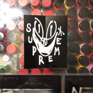 2018 Smile Sticker Black