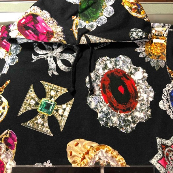 2018 Sup Jewels Hooded Sweatshirt Black