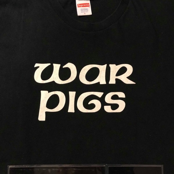 2016 Sup Black Sabbath War Pigs Tee Black