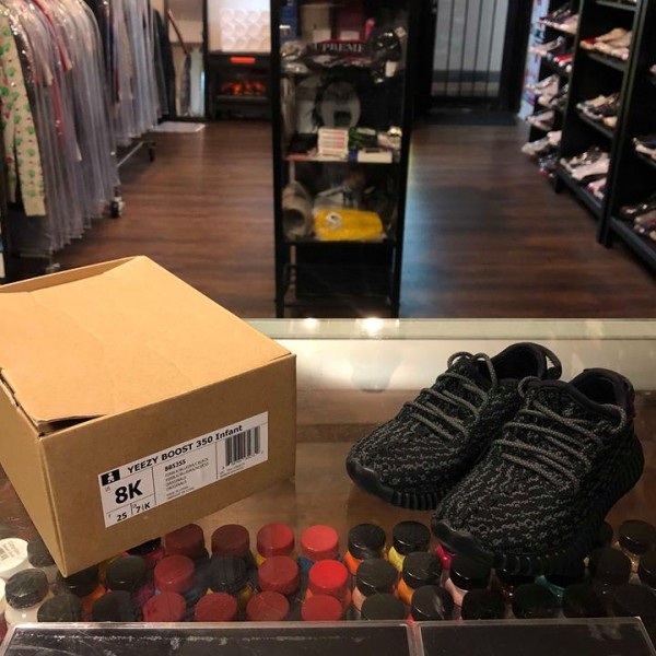 2016 Adidas Yeezy Boost 350 Pirate Black Infant