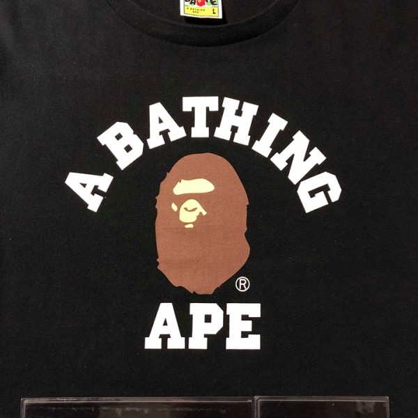 2016 Bape A Bathing Ape College Tee Black 