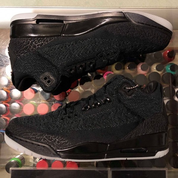 2018 Nike Air Jordan III Flyknit Black Men 