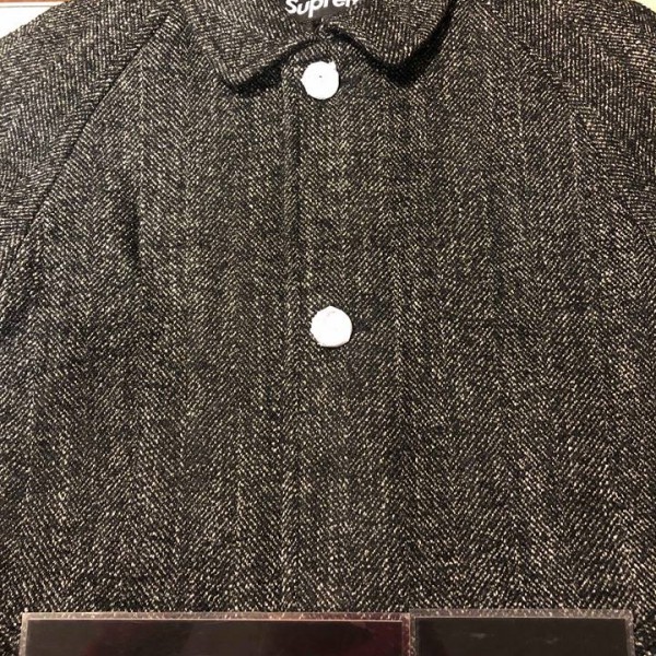 2018 Sup Wool Trench Coat Black