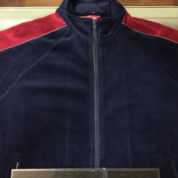 2018 Sup Velour Track Jacket Navy