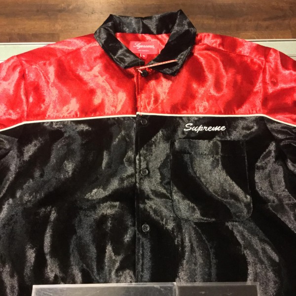 2018 Sup Velvet Swirl Work Shirt Black