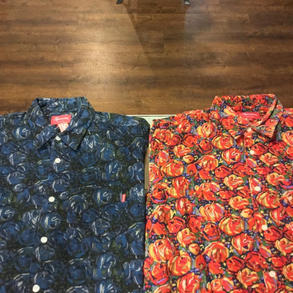 2018 Sup Roses Corduroy Long Sleeve Shirt