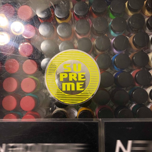 2015 Sup Sticker Disrupt Yellow