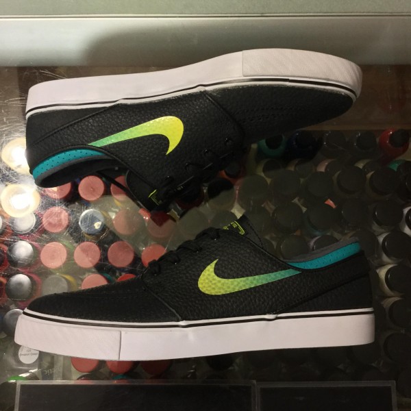 2014 Nike SB Zoom Stefan Janoski Leather Venom Green
