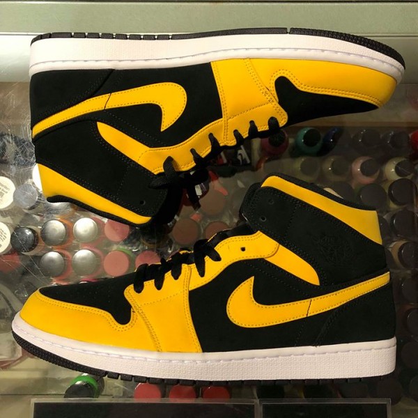 2018 Nike Air Jordan I MID Reverse New Love Men