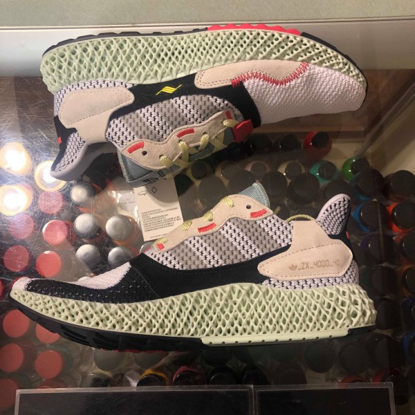 2019 Adidas ZX 4000 Futurecraft 4D Grey One Men