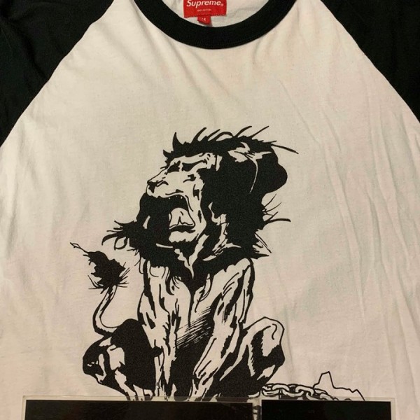 2018 Lion Raglan Baseball Long Sleeve Tee Black