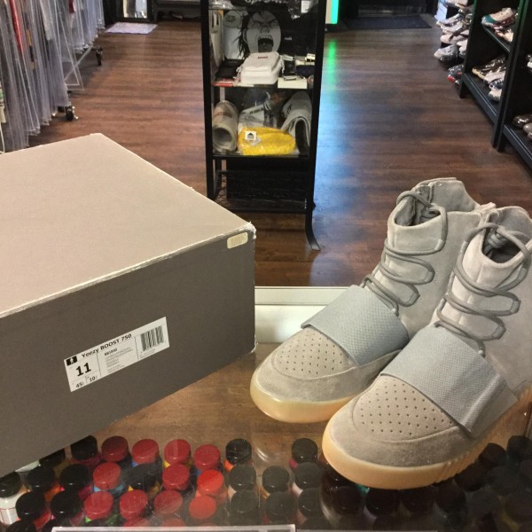 2016 Adidas Yeezy Boost 750 Grey Gum Bottom