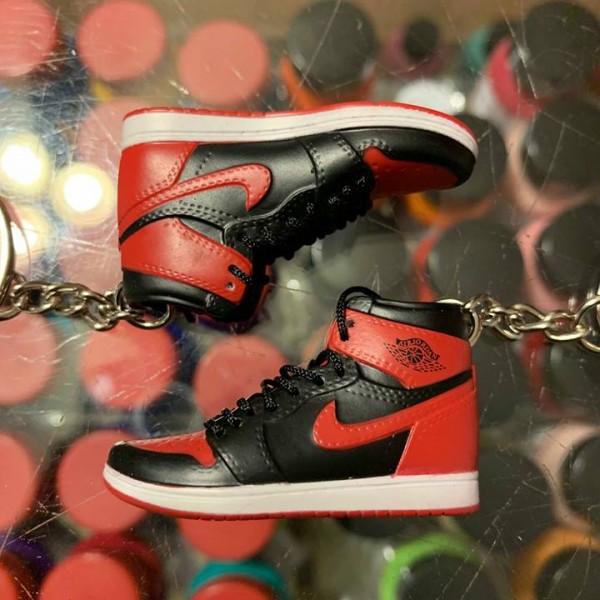 2016 Nike Air Jordan I Bred 3D Keychain