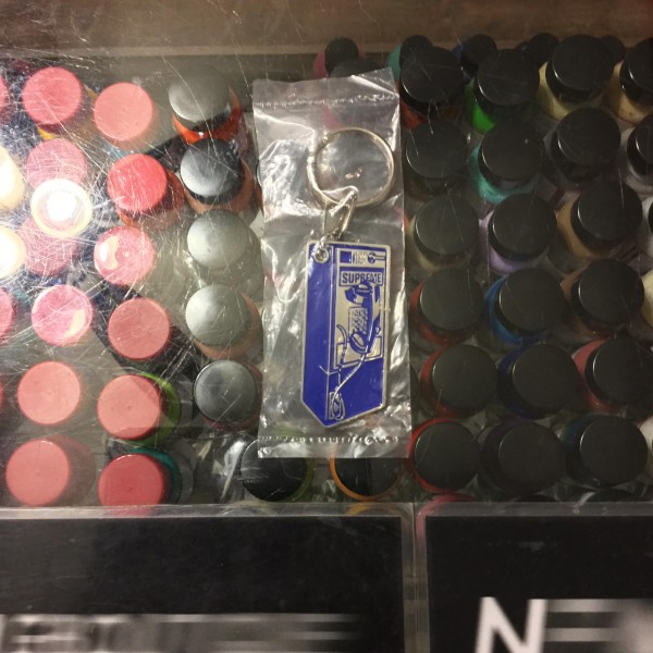 2018 Sup Phone Booth Payphone Keychain Blue