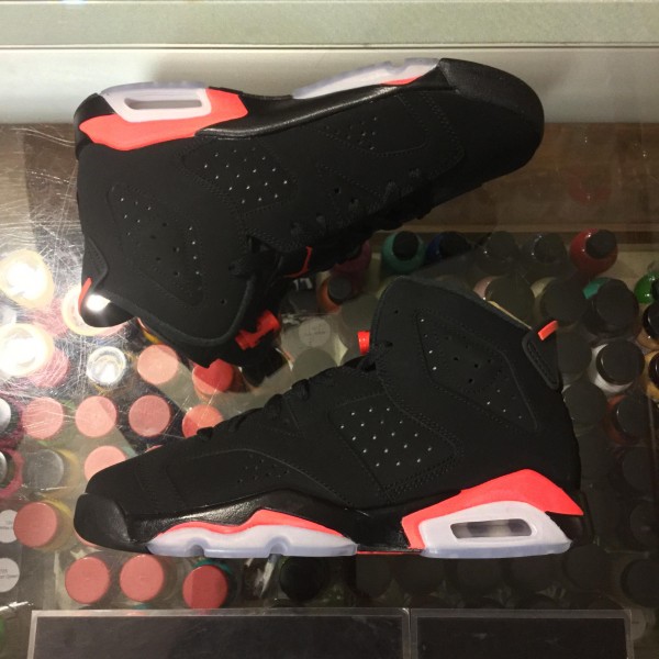 2019 Nike Air Jordan VI Black Infrared Youth