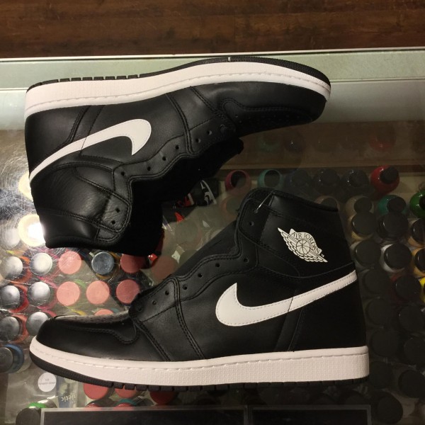 2016 Nike Air Jordan I Yin Yang Black Men