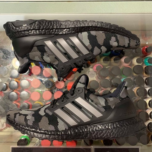2019 Adidas Bape Ultra Boost 4.0 Camo Black 