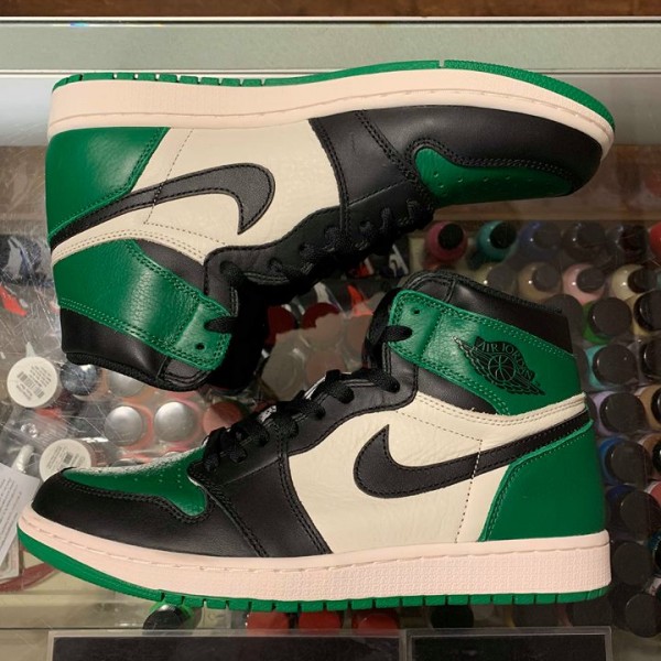 2018 Nike Air Jordan I High Pine Green Men 