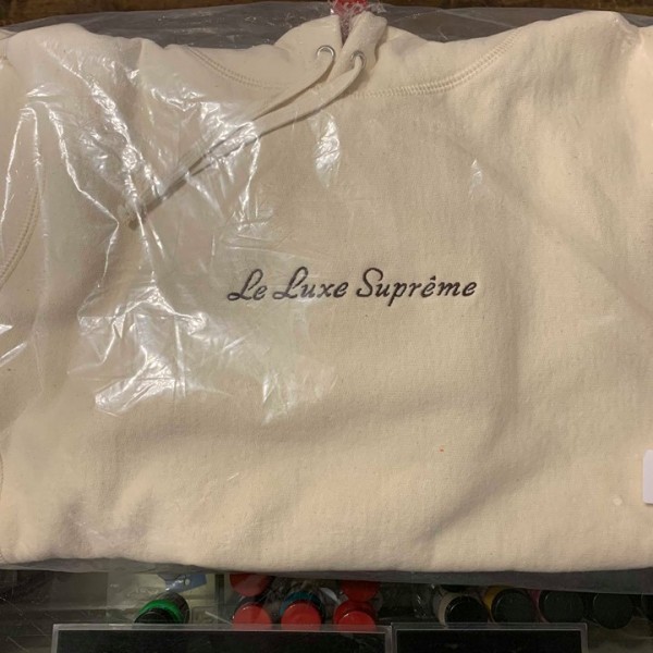 2019 Sup Le Luxe Hooded Sweatshirt Natural