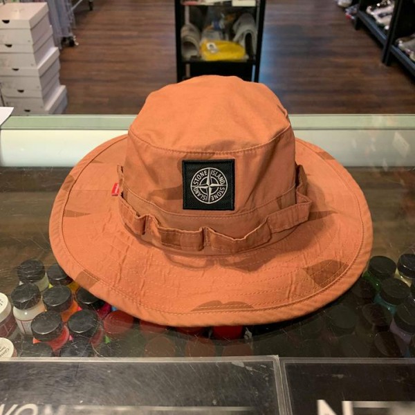 2019 Sup Stone Island Camo Boonie Coral Camo