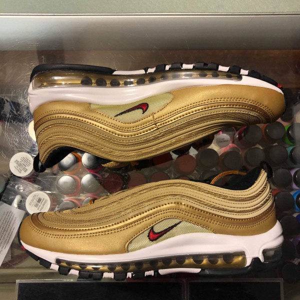 2018 Air Max 97 Metallic Gold Men
