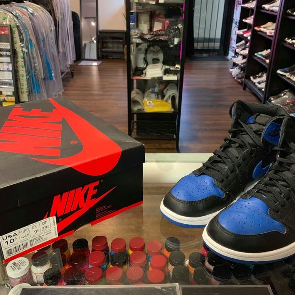 2017 Nike Air Jordan I Royal Blue Men 