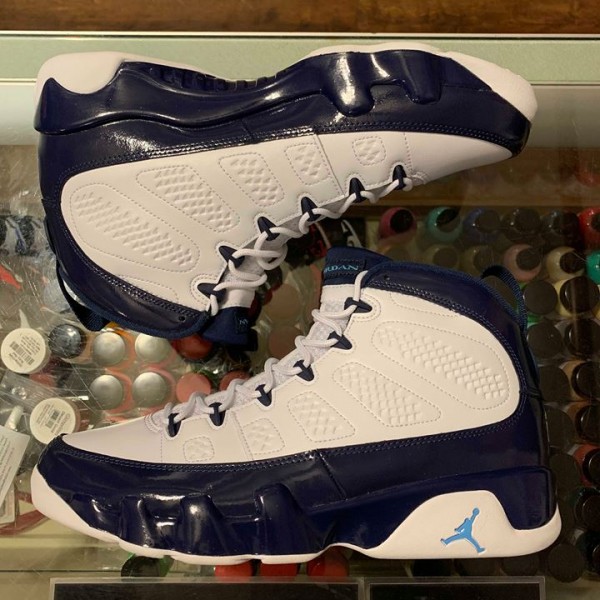 2019 Nike Air Jordan IX Pearl Blue Men 