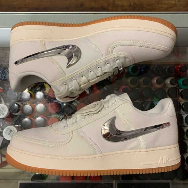 2018 Nike Air Force 1 Low Travis Scott Sail Men