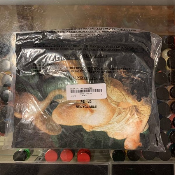 2019 Sup Leda And The Swam Tee Black Packaged