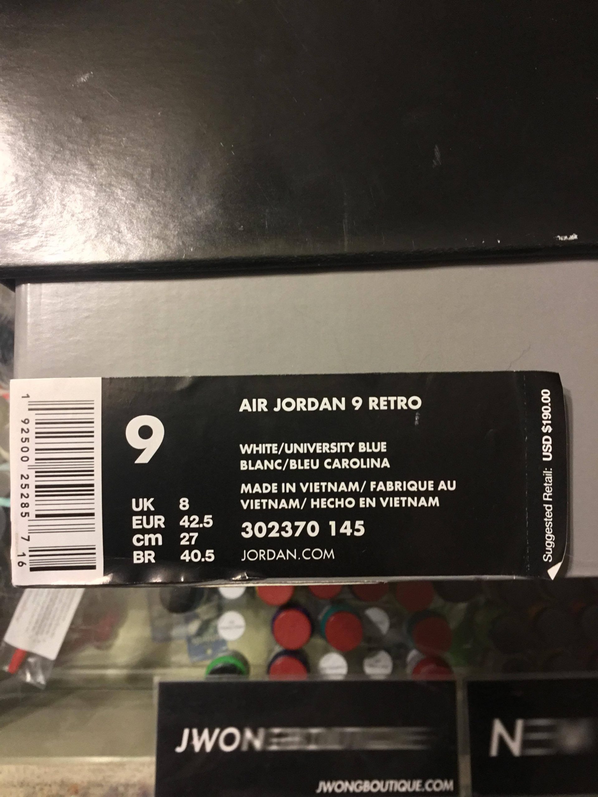 2019 Nike Air Jordan IX Pearl Blue Men - Image 6